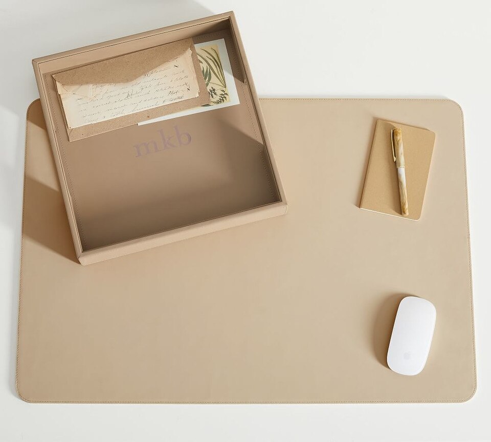 Classic Leather Desk Blotters Pottery Barn Australia